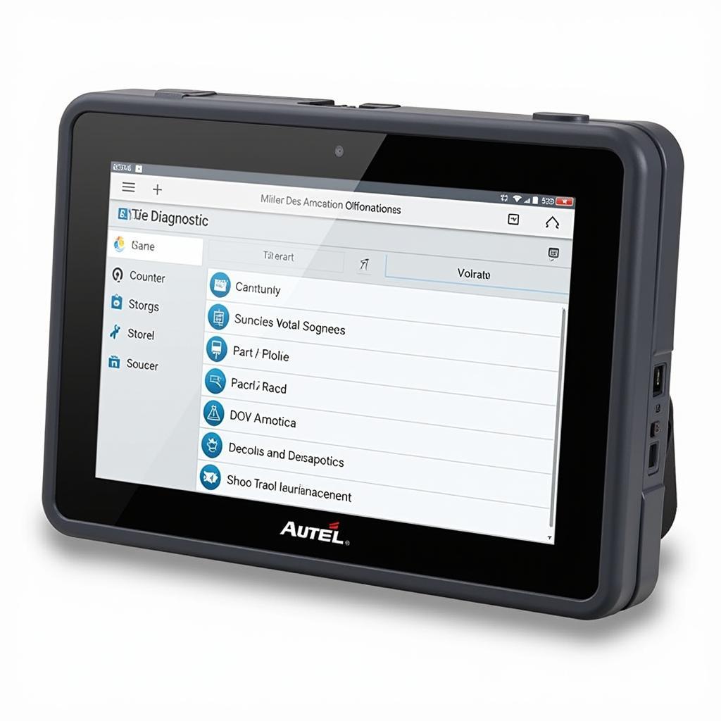 Autel MD702 User Interface