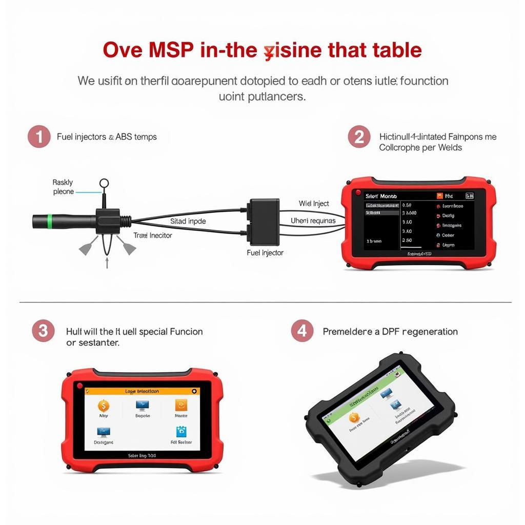 Autel MD802 DS Bi-directional Control and Special Functions