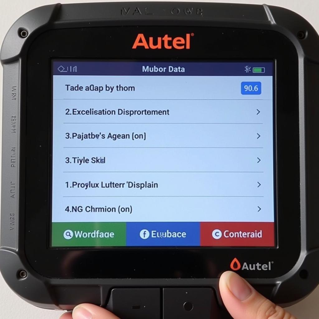 User-friendly interface of the Autel MD802