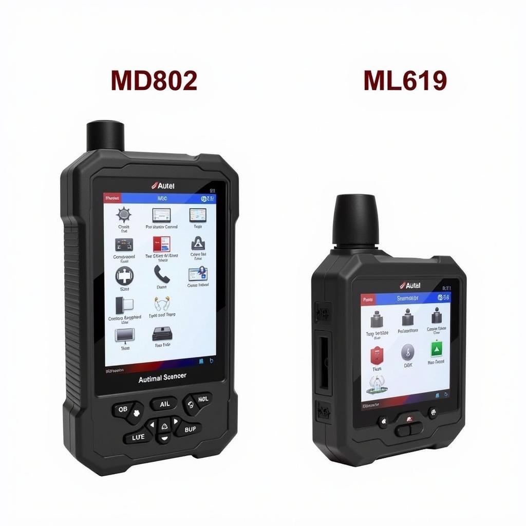 Autel MD802 vs. ML619 Side-by-Side Comparison