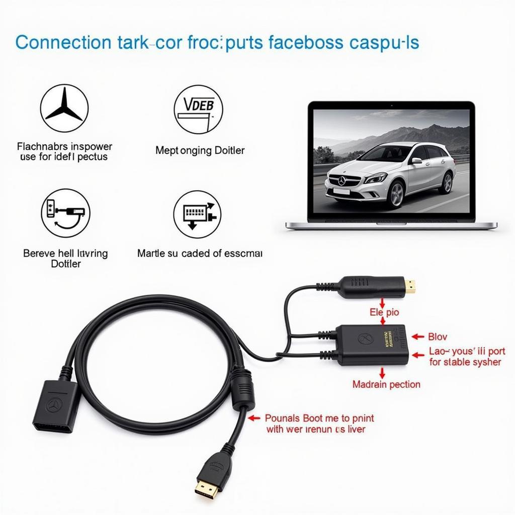 Connecting an Autel Mercedes Adapter