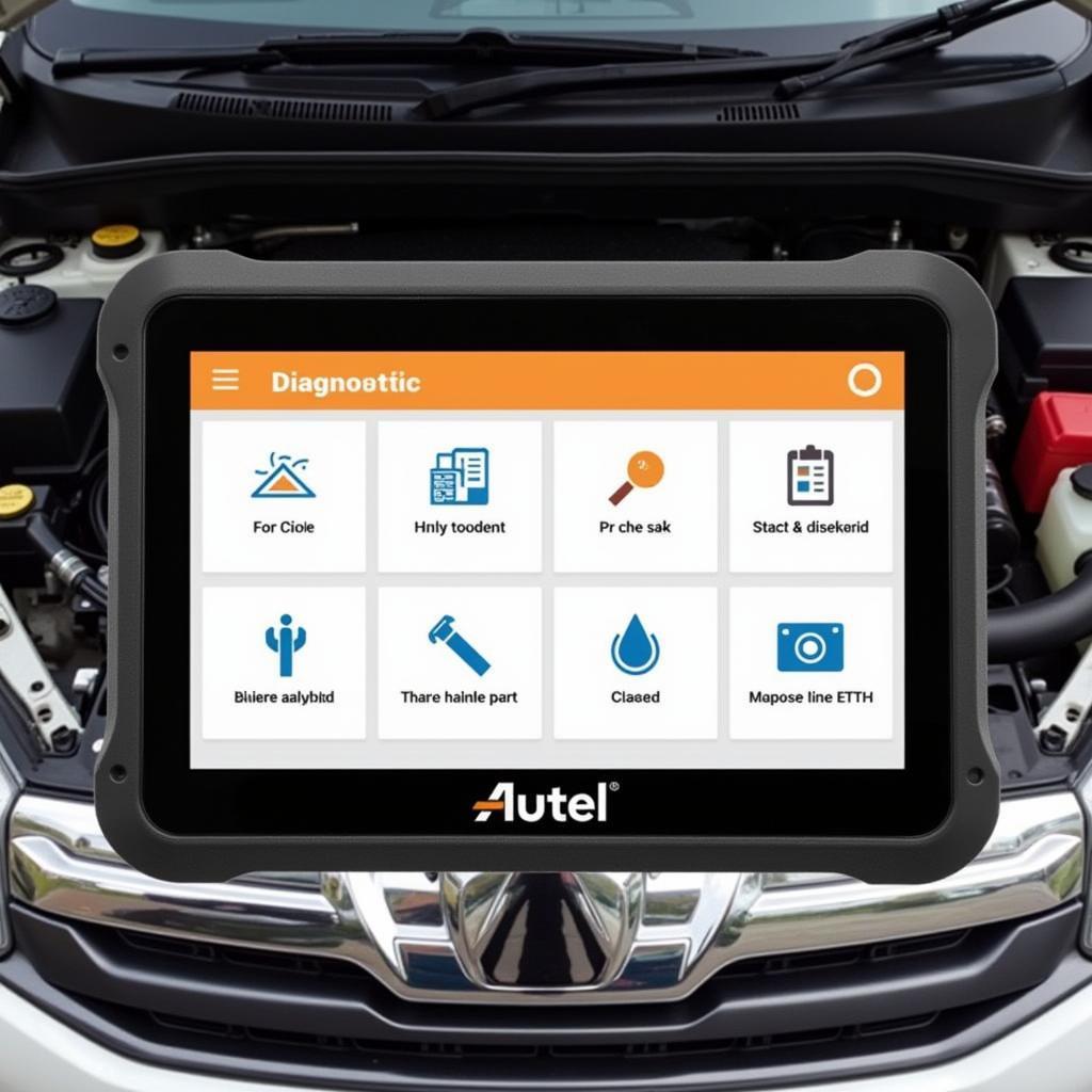 Autel MK609 Displaying Diagnostic Results