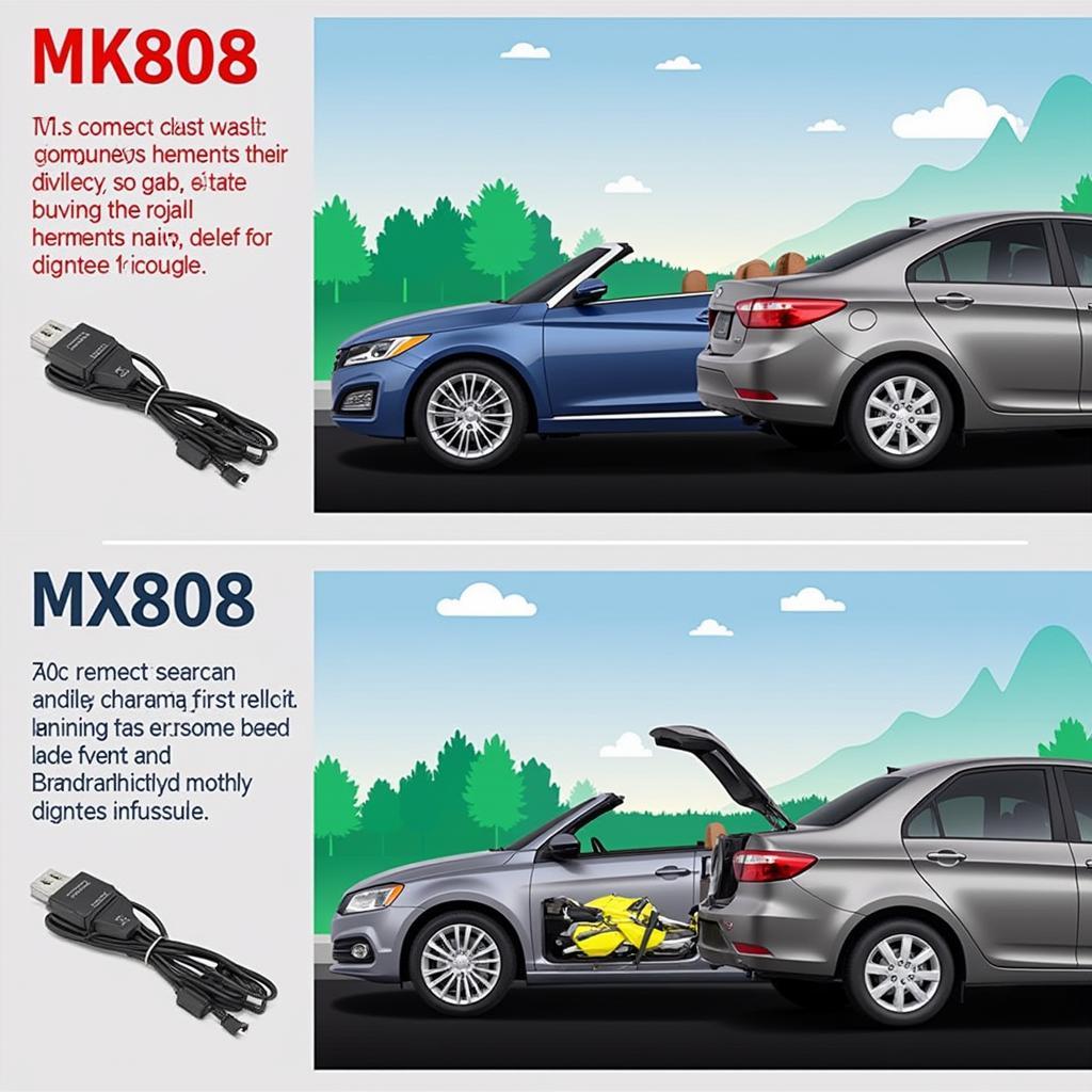 Autel MK808 and MX808 Performing Diagnostics