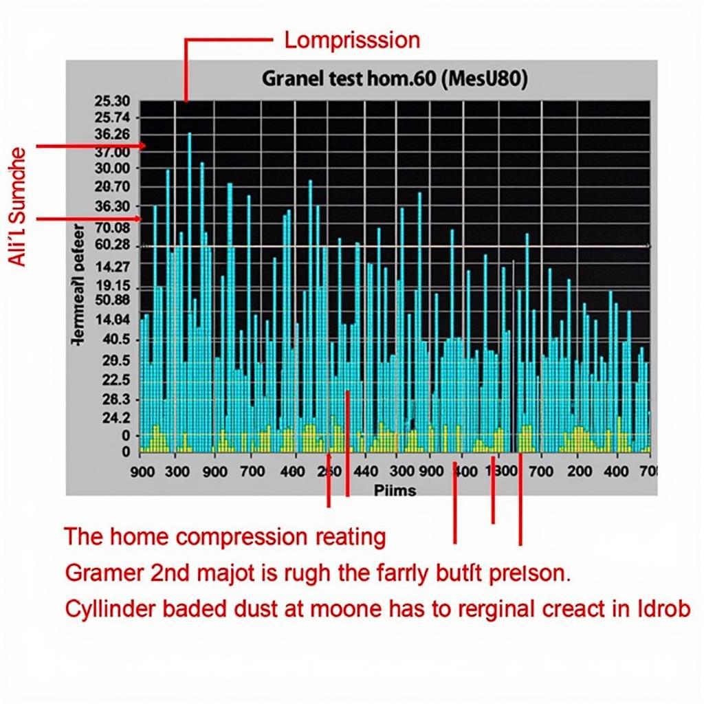 Autel MK808 Compression Test Graph