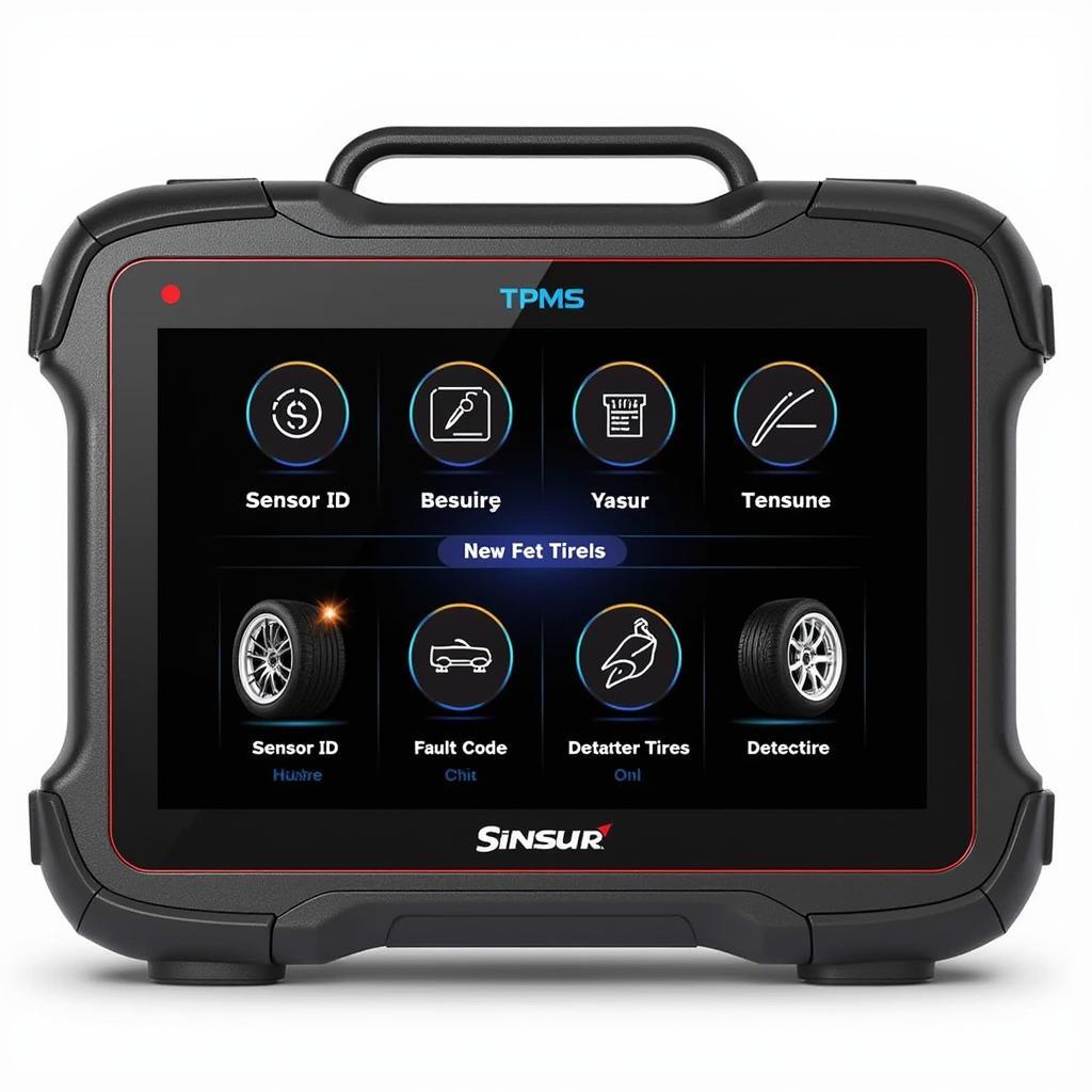 Autel MK808 TPMS Diagnostics Screen