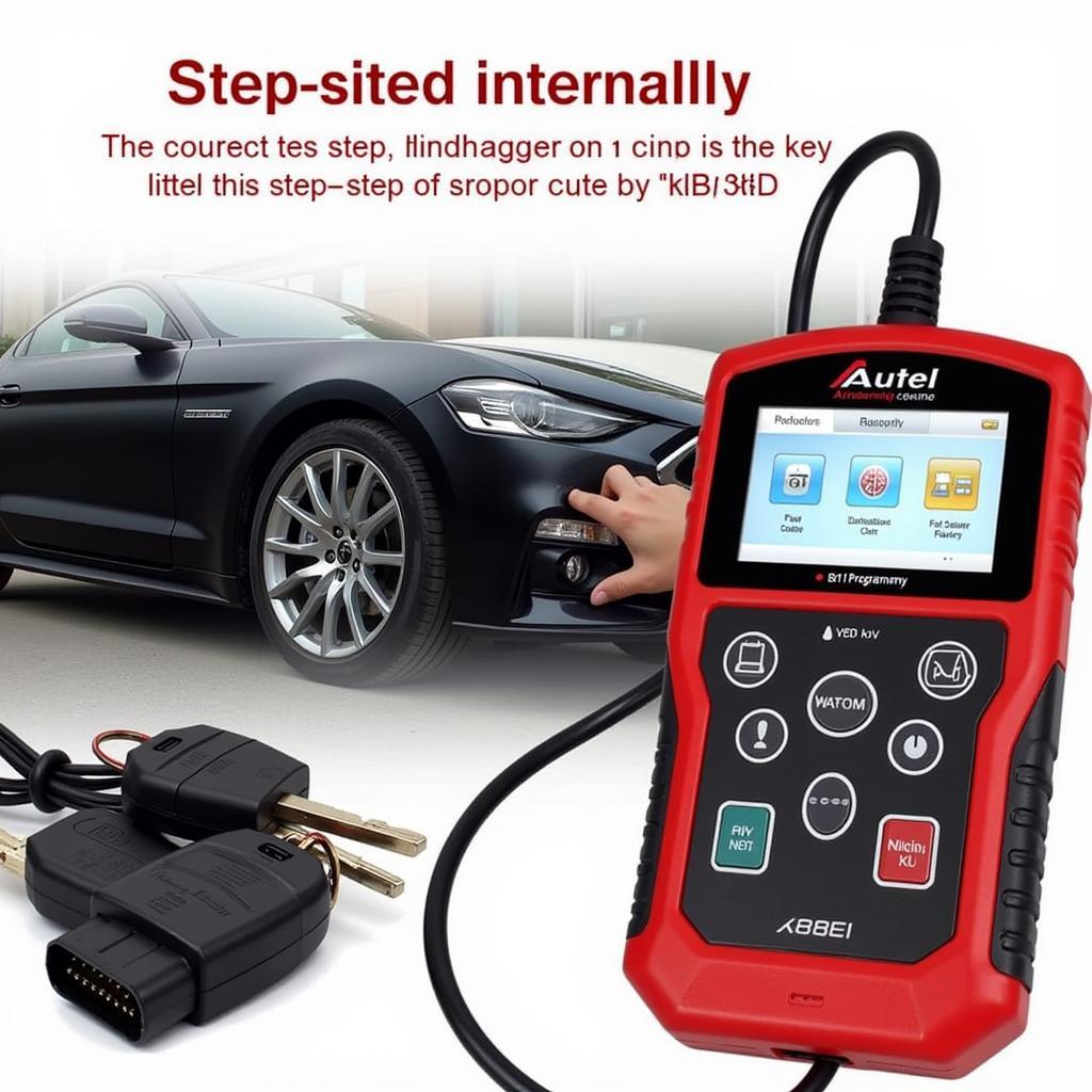 Autel MK808BT Key Fob Programming Process