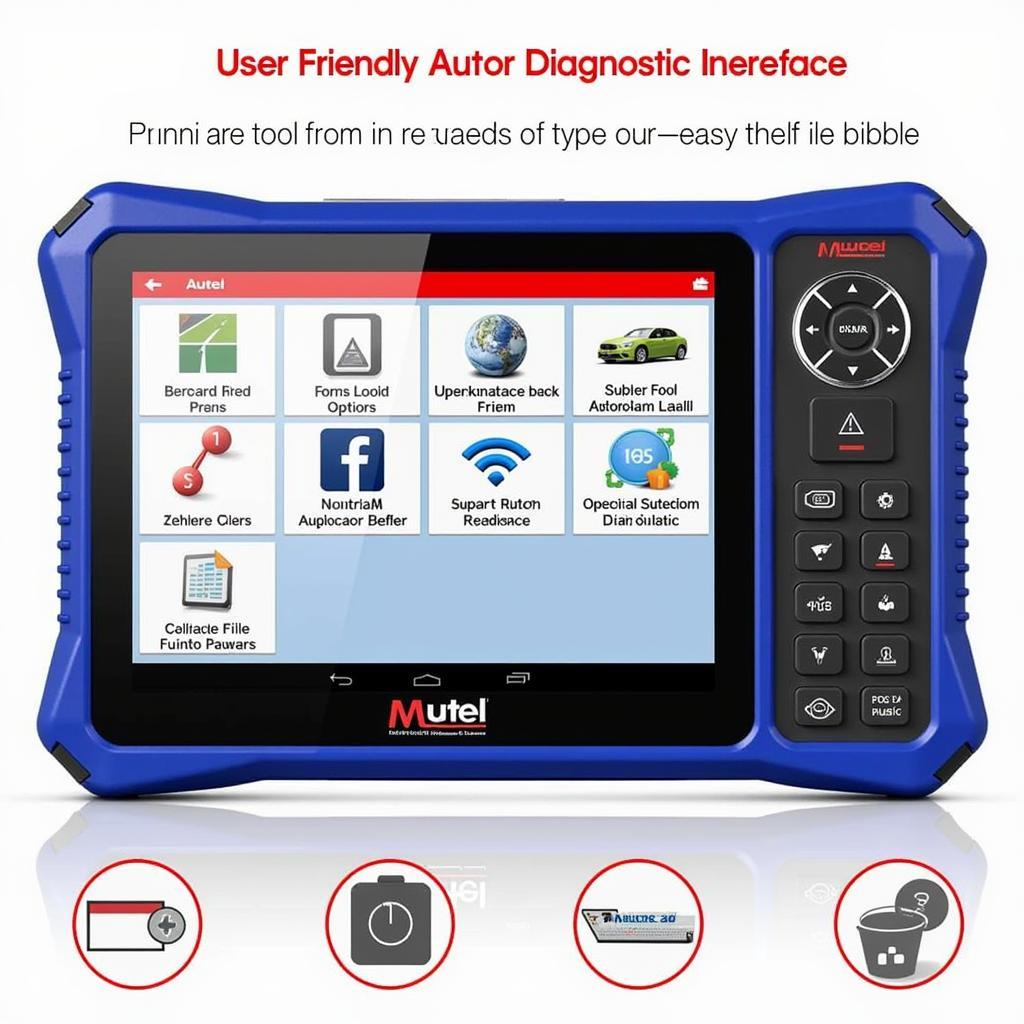 Autel MK808TS Interface