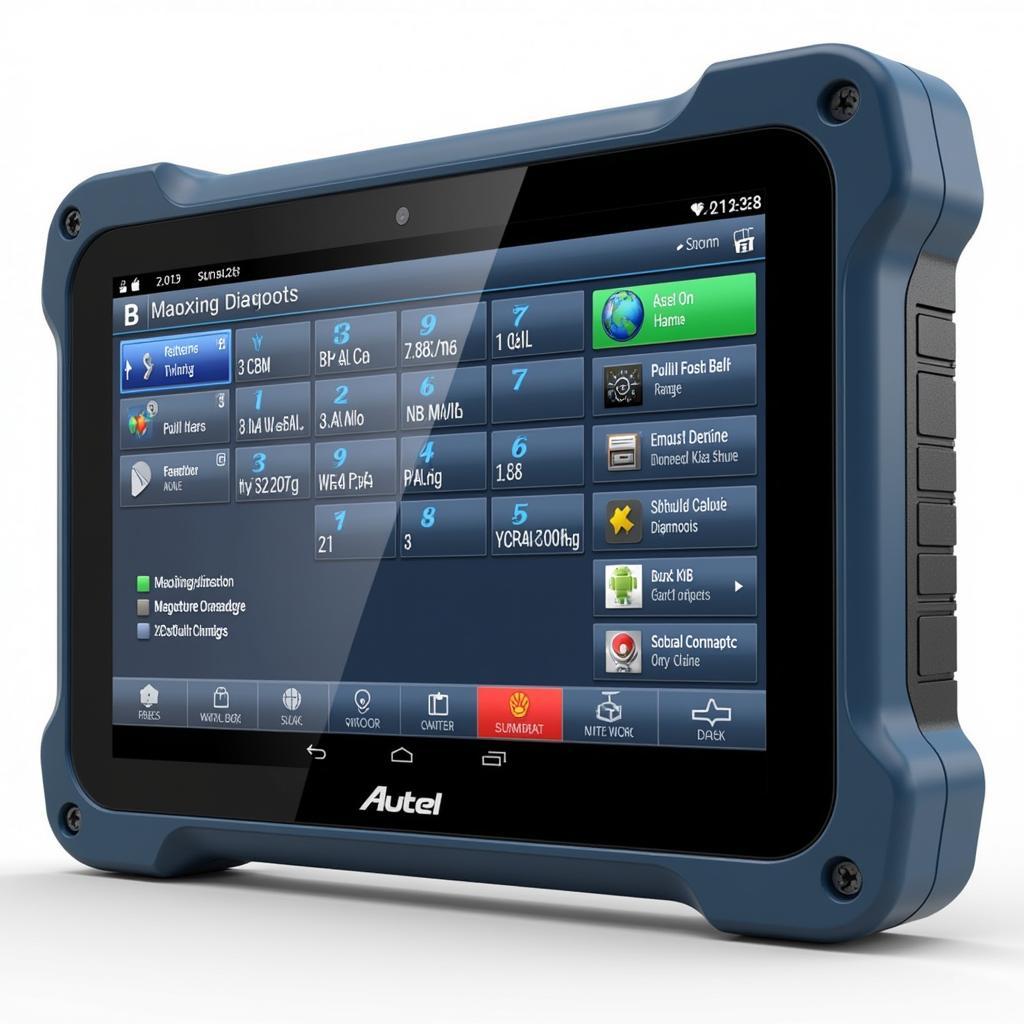 Autel MaxiCOM MK808TS Software Interface Display