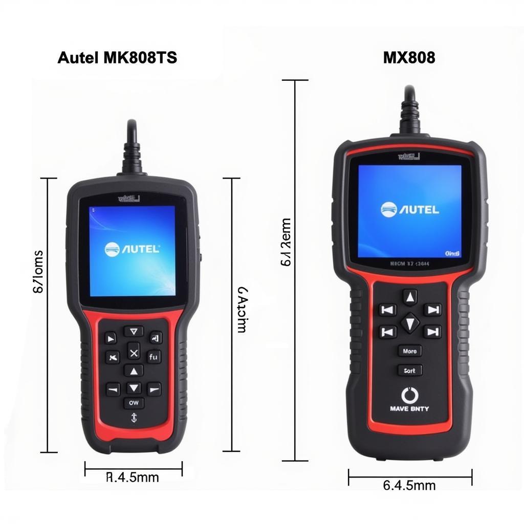 Autel MK808TS vs. MX808 Side-by-Side Comparison