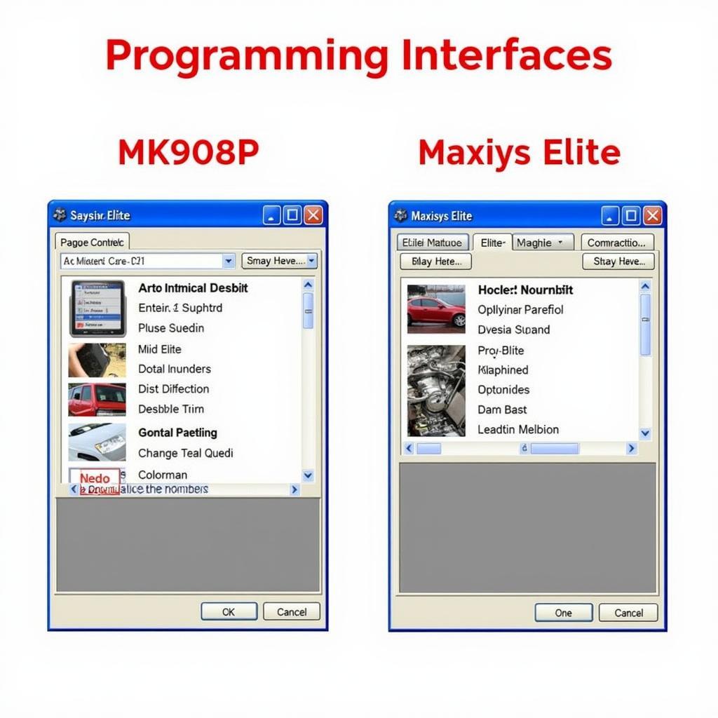 Autel MK908P vs. Maxisys Elite Programming Comparison