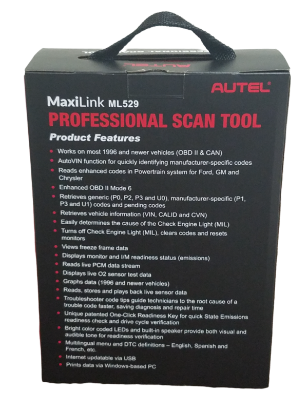 Autel ML529 Code Reader OBD II MaxiLink Professional Auto Diagnostic Scanner New - Image 2