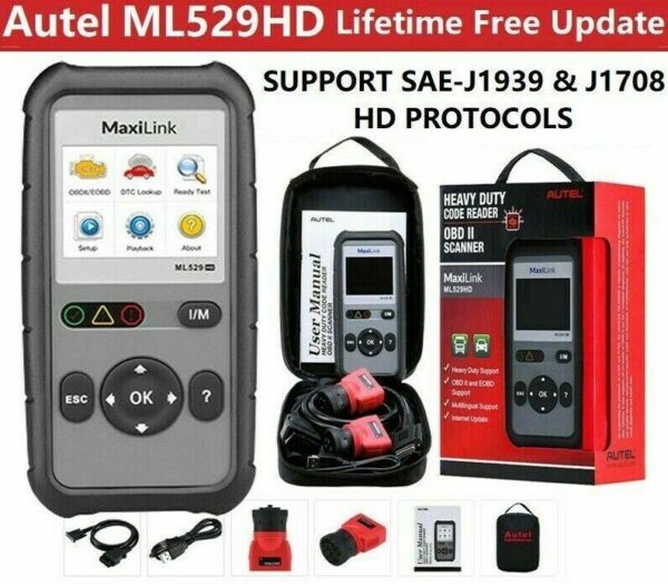 Autel ML529 Code Reader OBD II MaxiLink Professional Auto Diagnostic Scanner New - Image 5