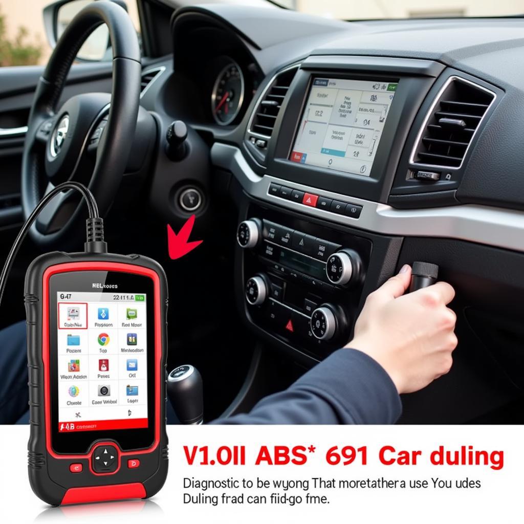 Autel ML619 ABS Diagnostic Tool in Use