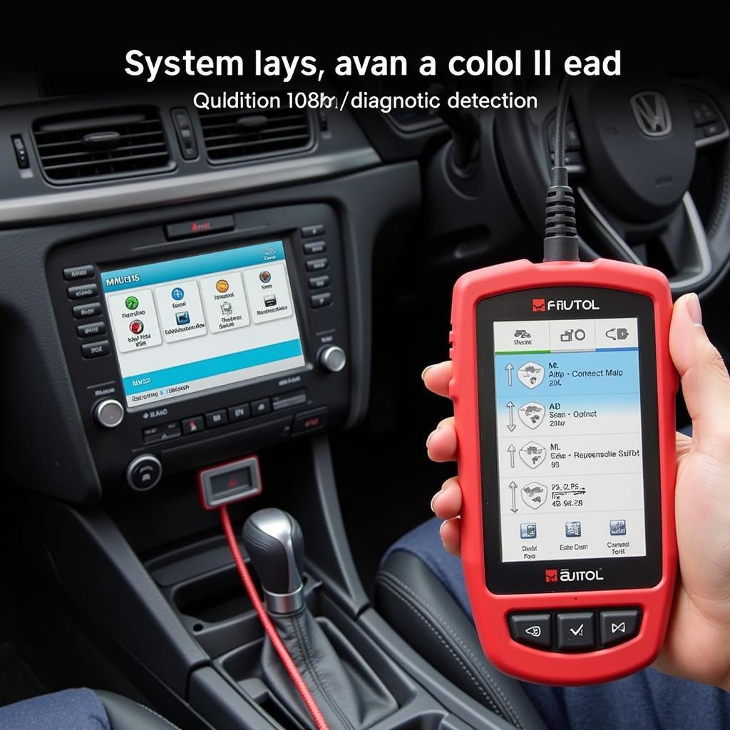 Autel ML619 Connected to Vehicle