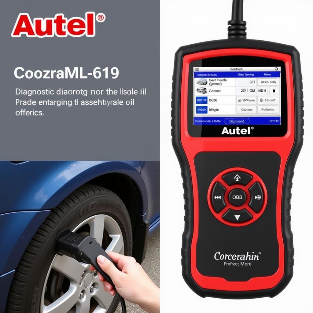 Autel ML619 in Use Diagnosing Car Problem