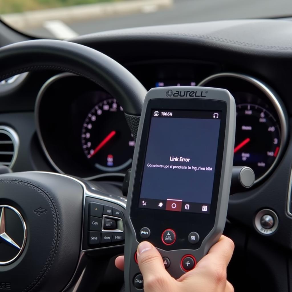 Autel ML619 Displaying Link Error Message on a Mercedes