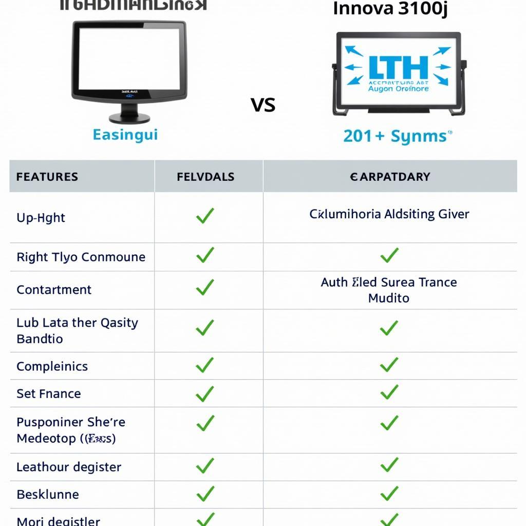 Autel ML619 vs. Innova 3100j Comparison Chart