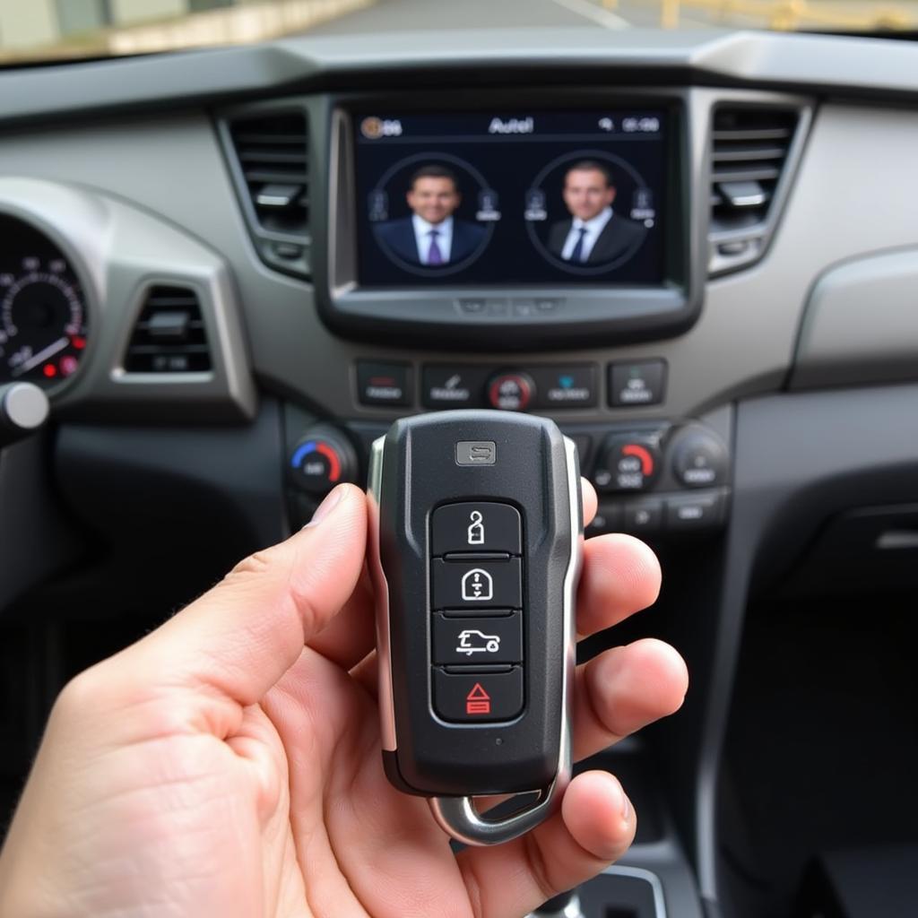 Successfully Programmed MQB Car Key with Autel