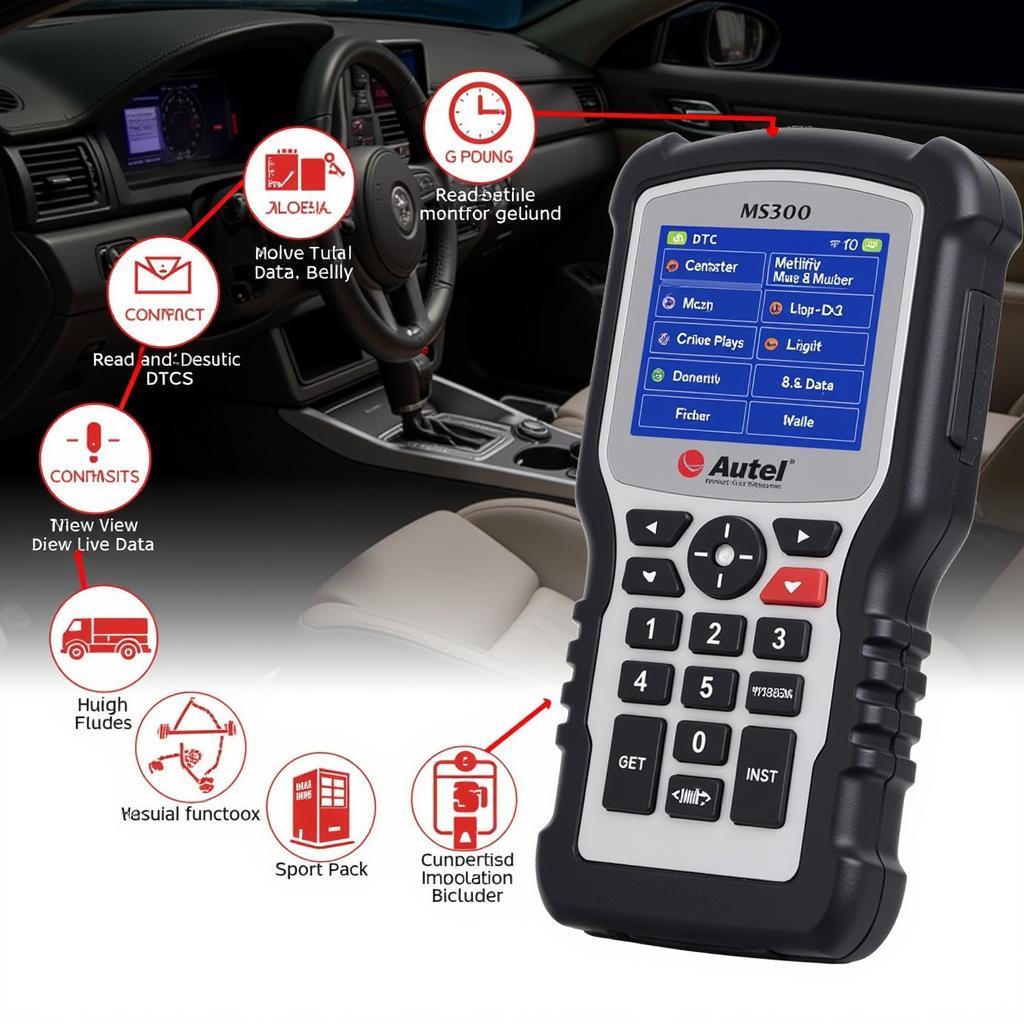 Autel MS300 Scan Tool Key Features