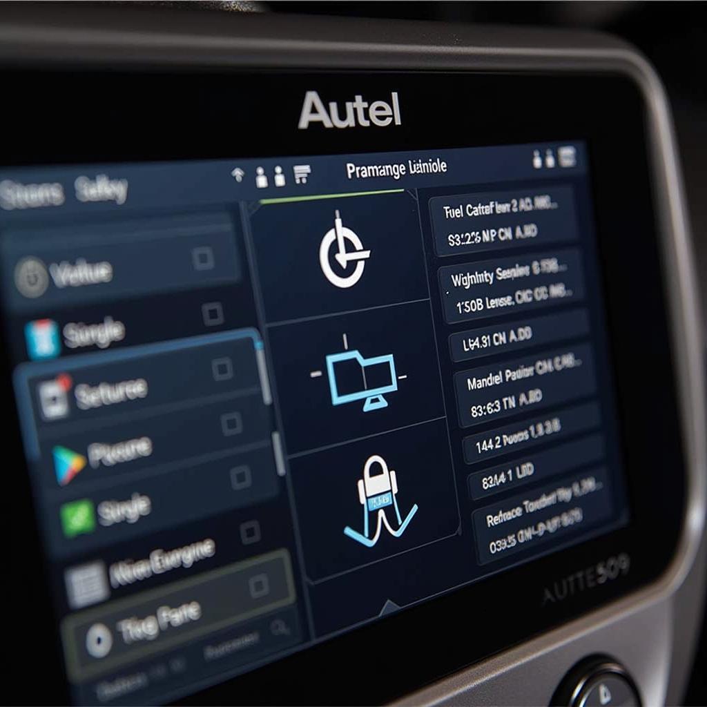 Autel MS509 Displaying Live Data