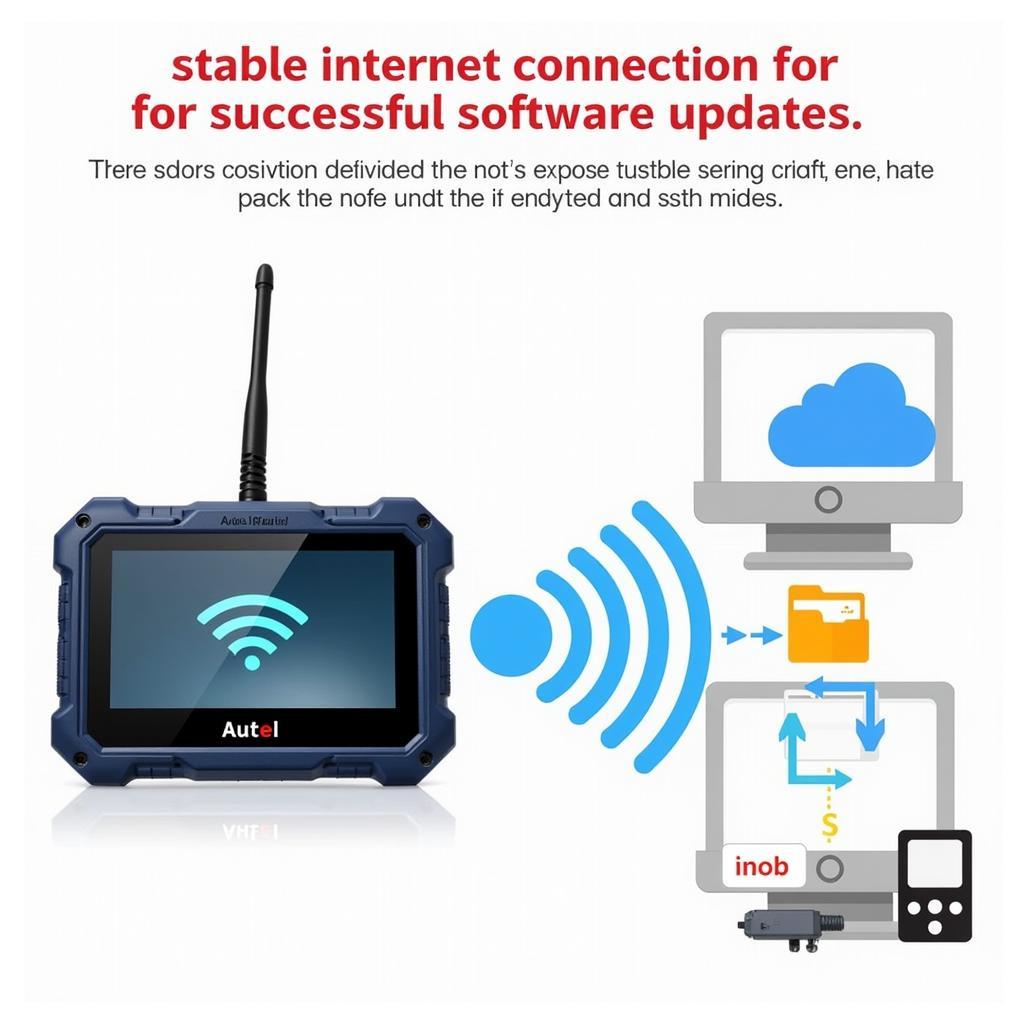 Autel MS905 Connected to Wi-Fi for Update