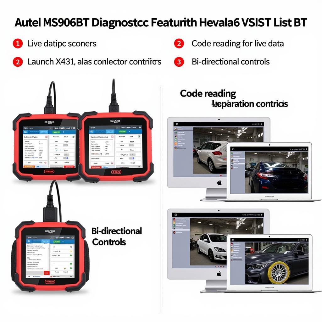 Autel MS906BT and Launch X431 Diagnostic Capabilities