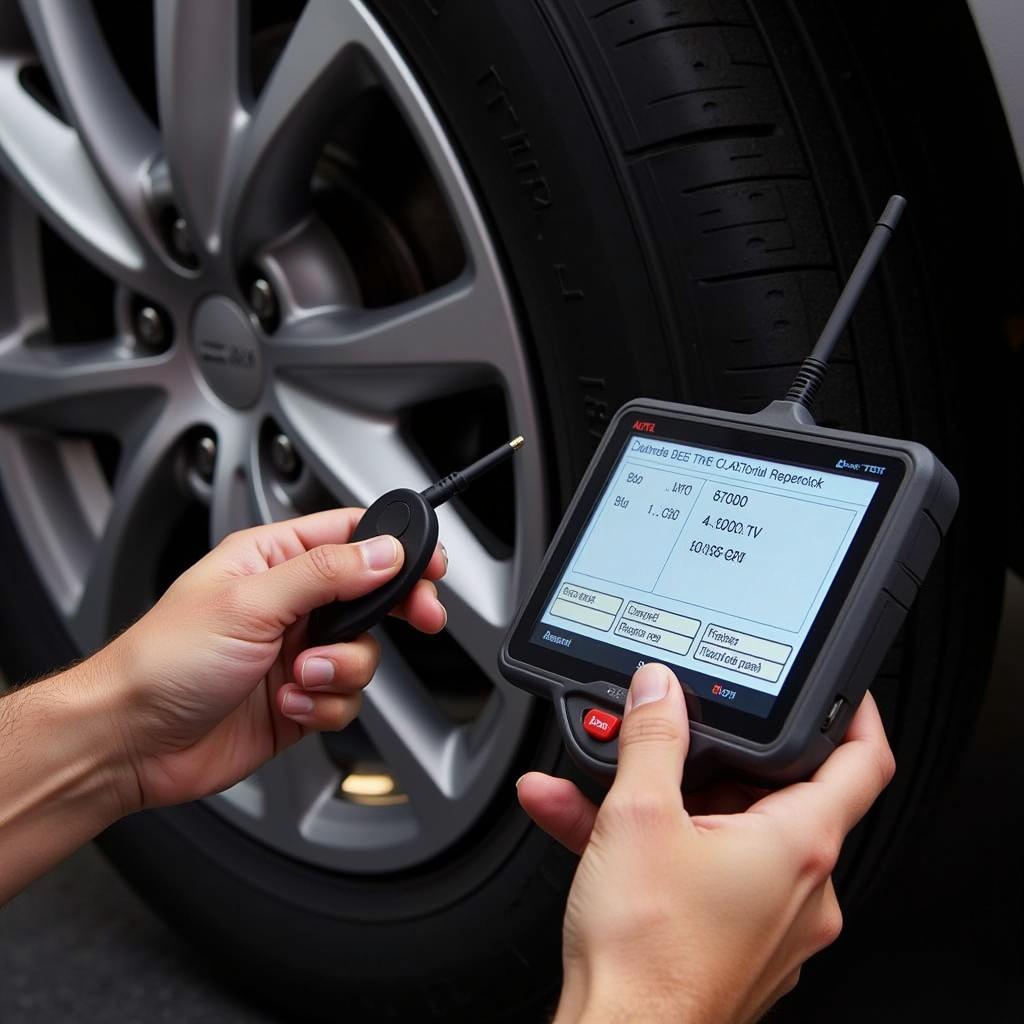 Autel MS908 Activating TPMS Sensor