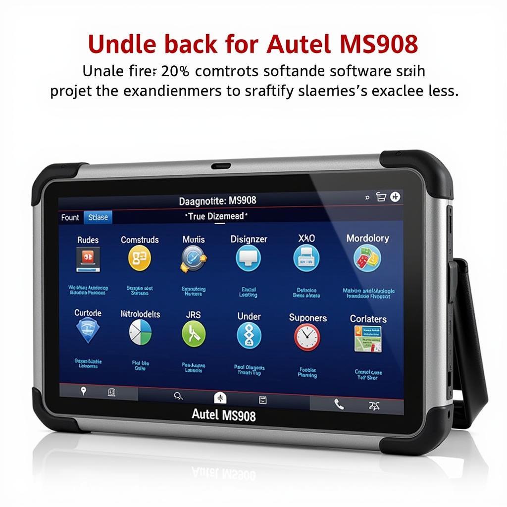 Autel MS908 Software Interface