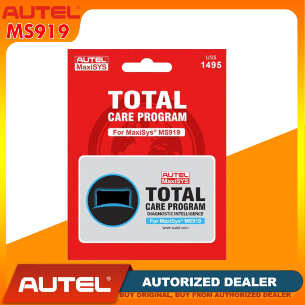 AUTEL MS919 1 YR UPDATE MAXISYS MS919 TOTAL CARE UPDATE ONE YEAR UPDATE SERVICE