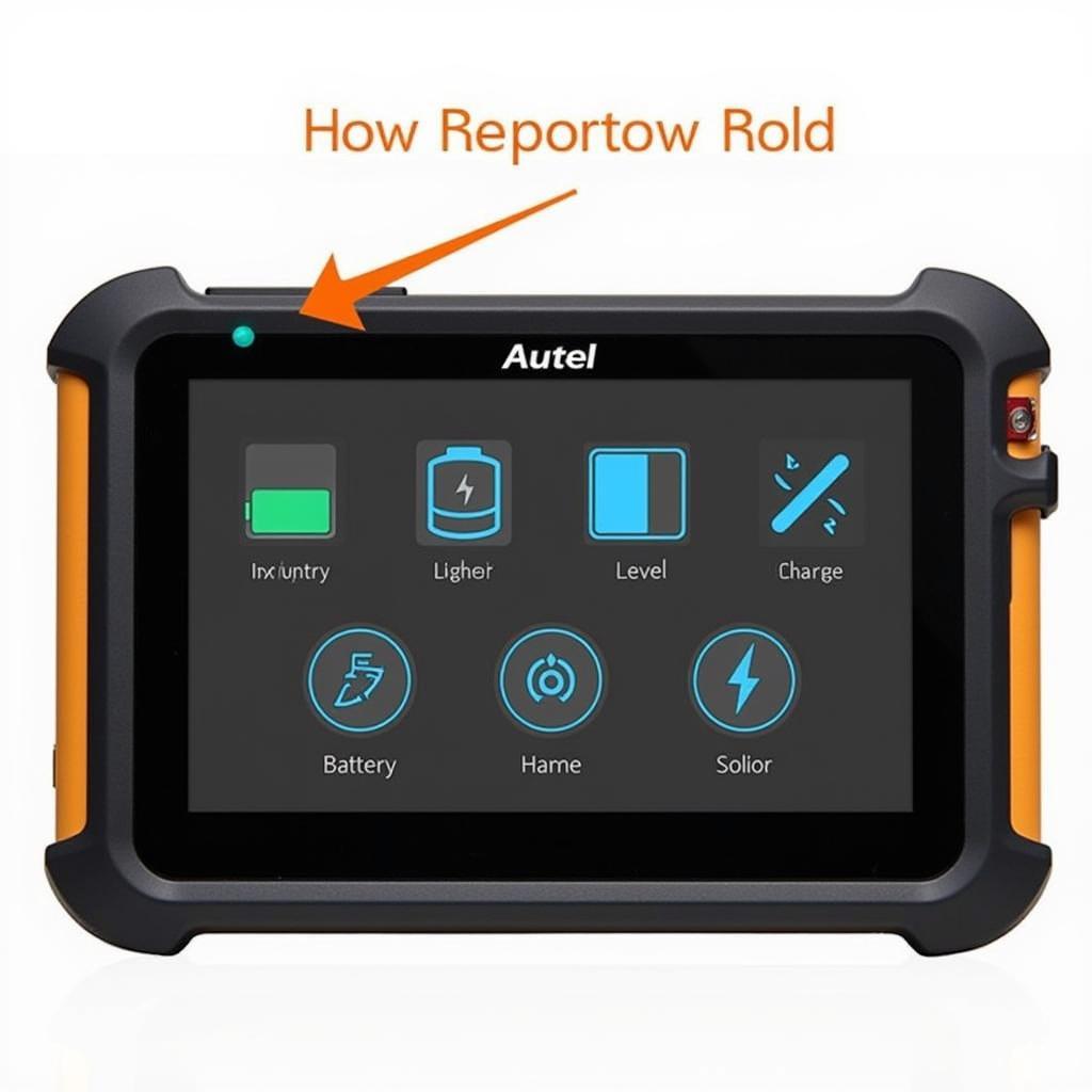 Autel MV400 Battery Life Indicator Display