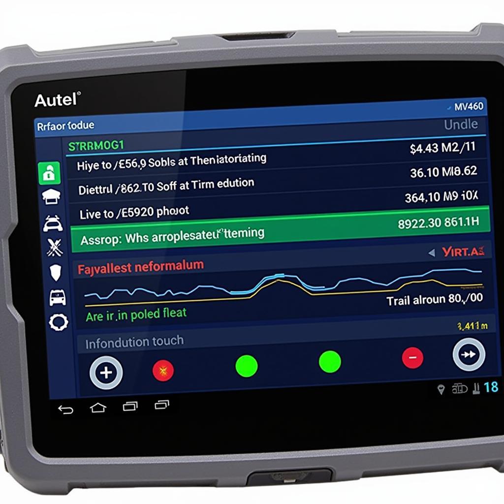 Autel MV460 User Interface Display