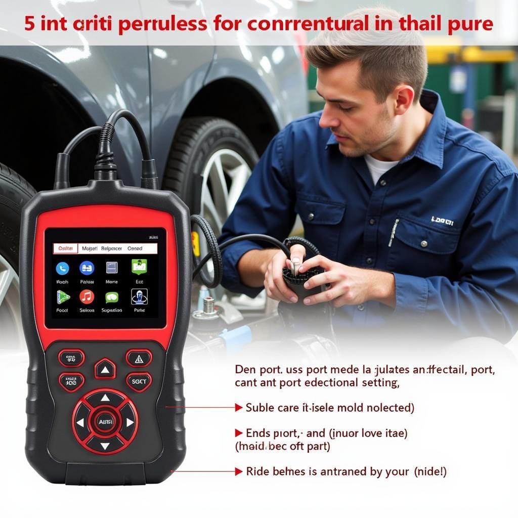 Autel MX808 Connected to Vehicle