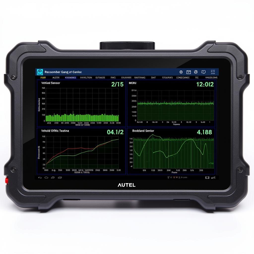 Autel MX808 Displaying Live Data