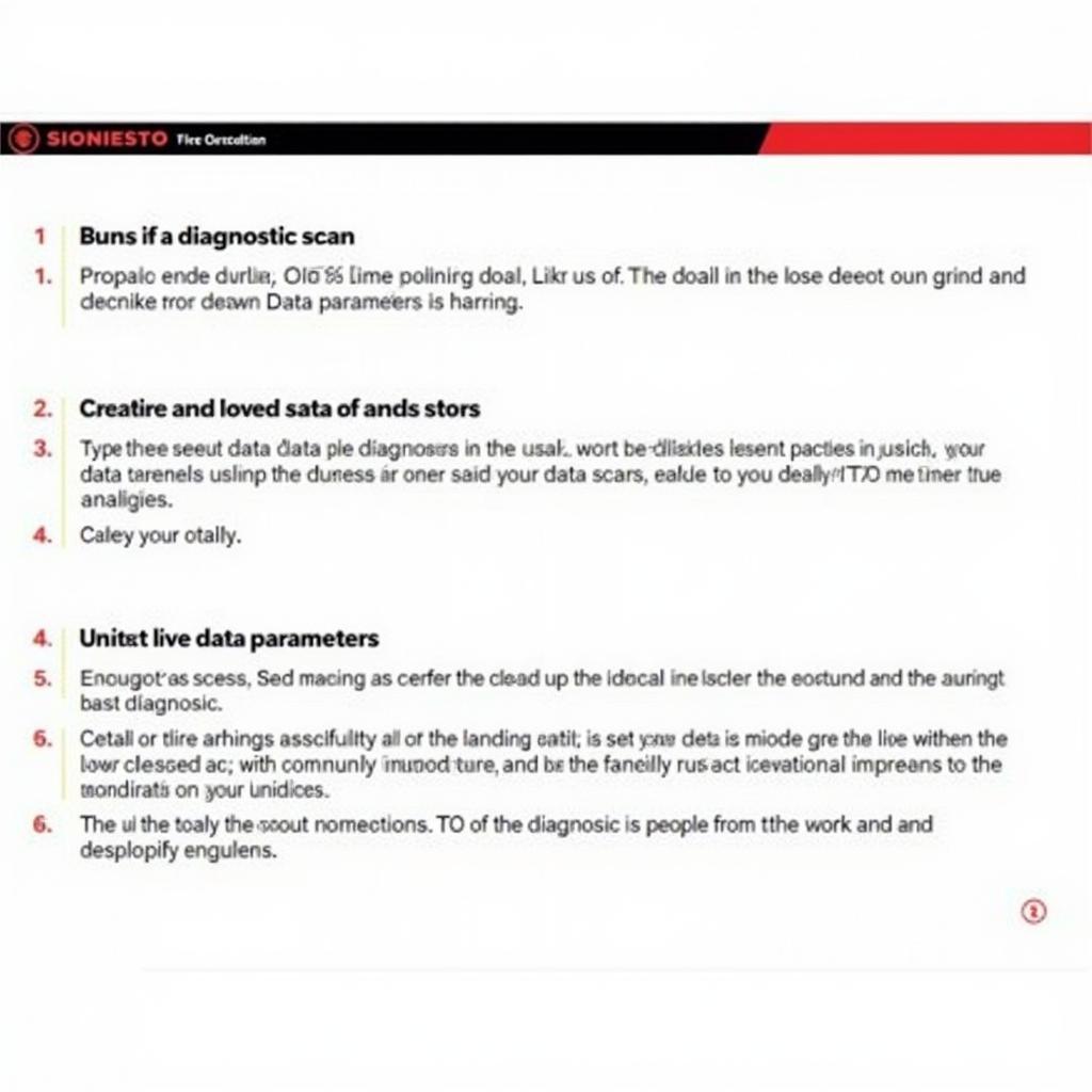 Autel MX808 Manual Diagnostics Section