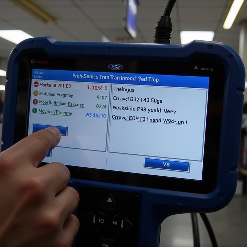 Autel MX808 Performing Diagnostics on a Ford Transmission