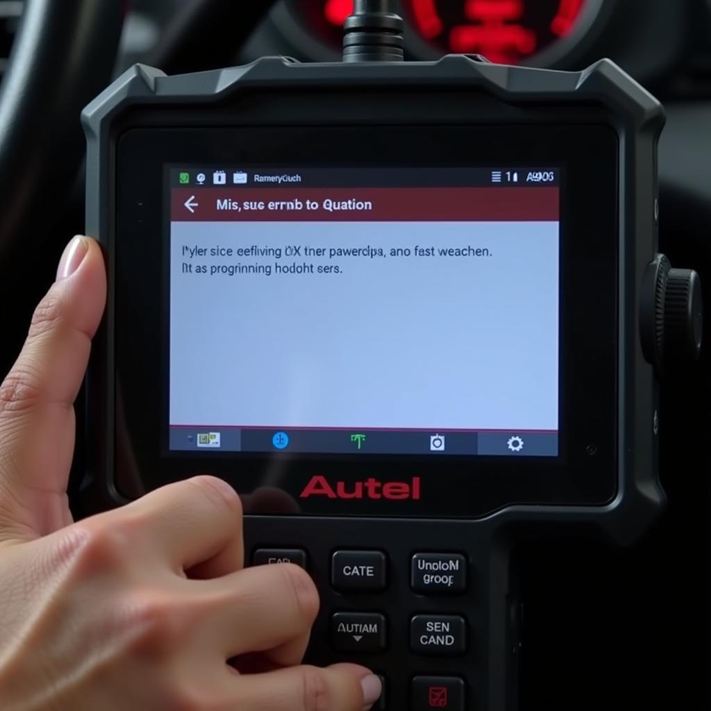 Troubleshooting Steering Angle Sensor Issues with Autel MX808