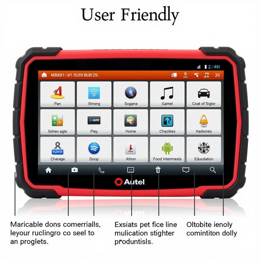 Autel MX808IM User Interface