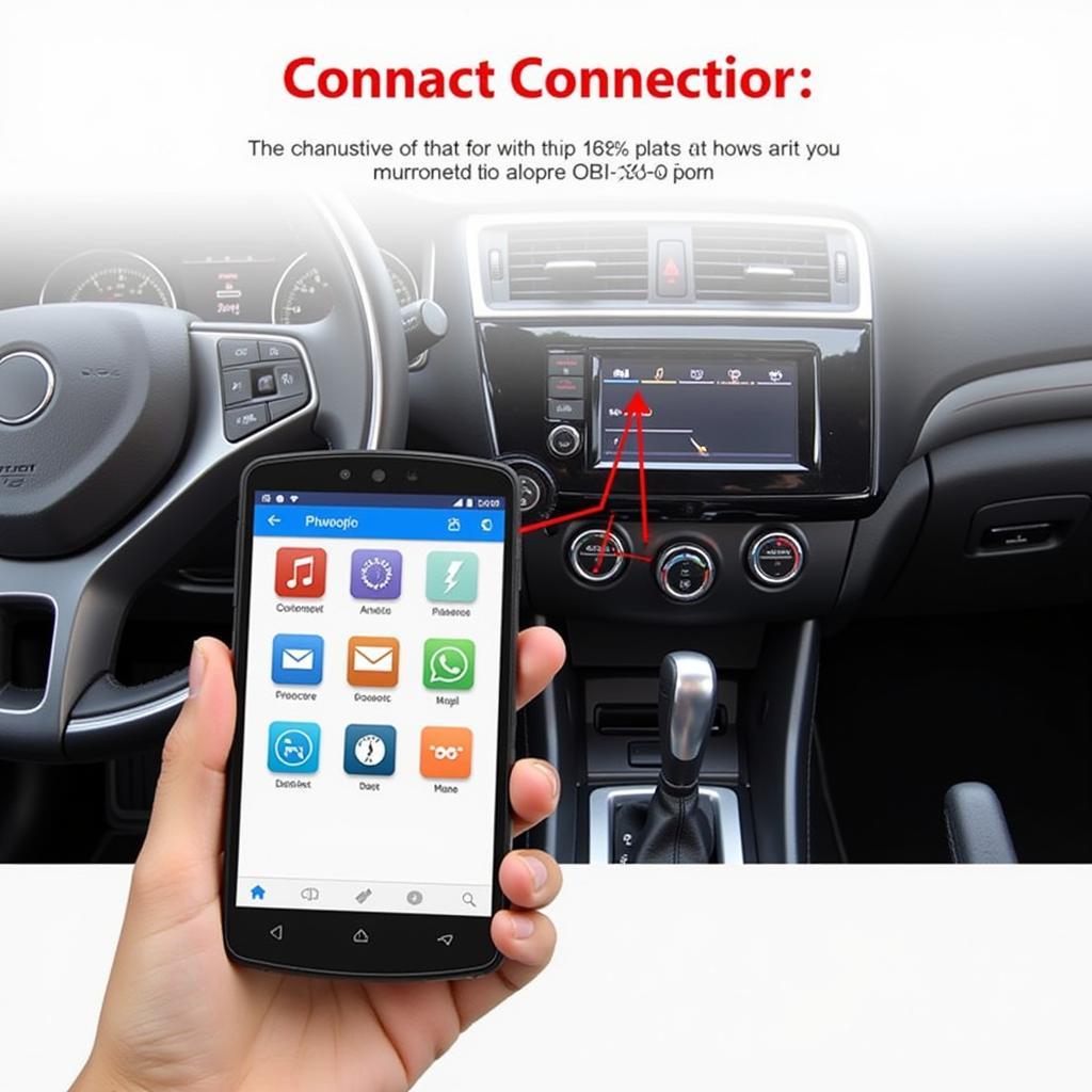 Autel MX808S Connected to Car OBD Port