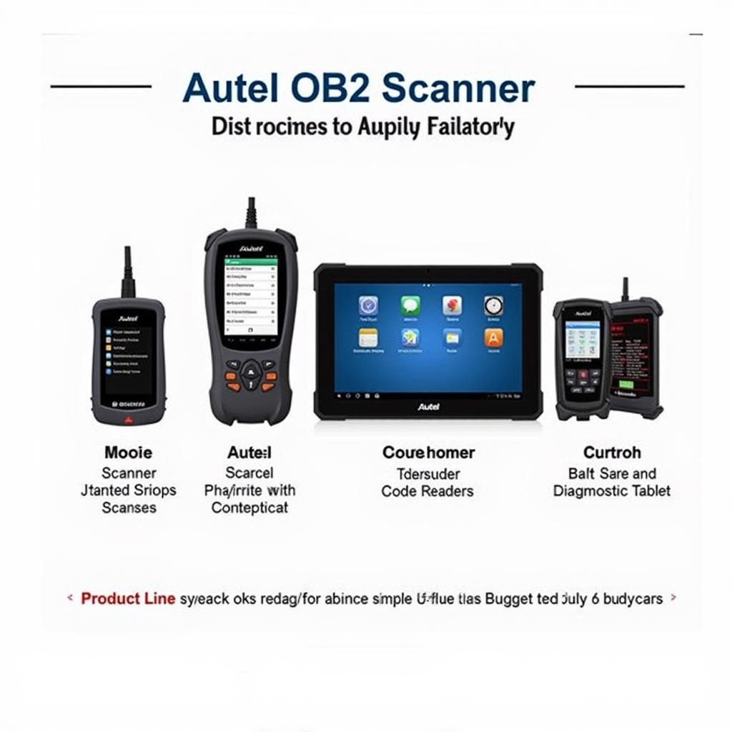 Autel OB2 Scanner Range - From Basic to Professional