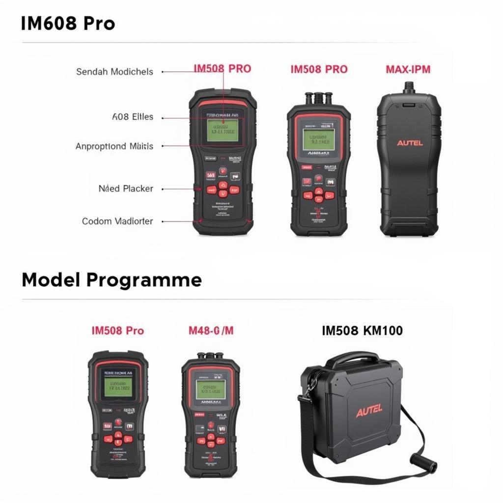 Autel Programmer Models