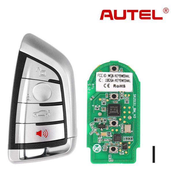 AUTEL Razor Smart Key for BMW 4 Buttons IKEYBW004AL For KM100 Tool Universal