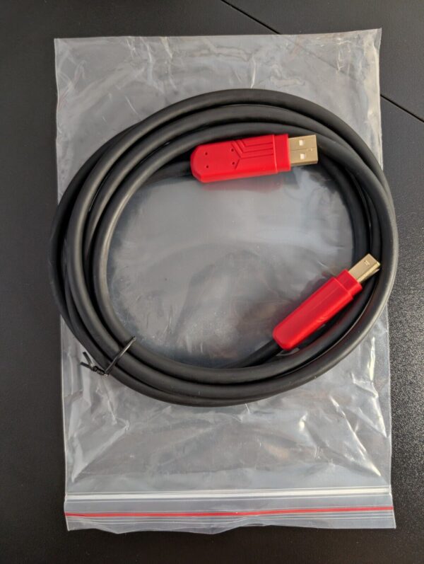 Autel Red USB B V2 J2534 Replacement Transfer Data Cable Coding IM608 MaxiSys