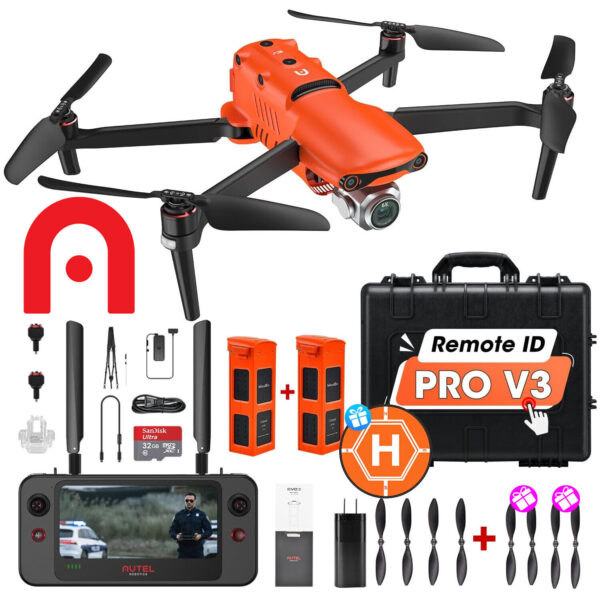 Autel Robotics EVO 2 Pro V3 Rugged Bundle Camera Drone Hard Case 6K EVO II PRO