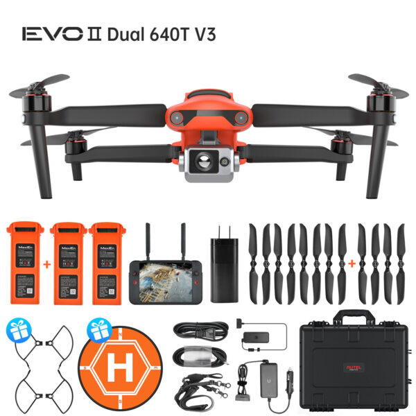 Autel Robotics EVO II DUAL 640T V3 Thermal Camera Smart Controller Bundle EVO 2