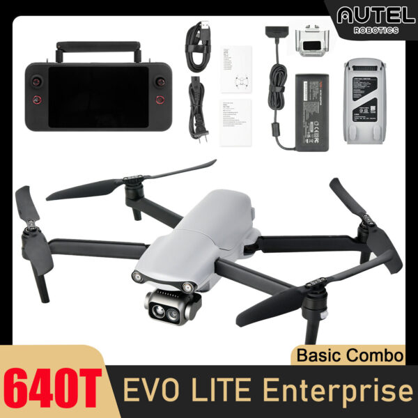 Autel Robotics EVO Lite Enterprise 640T Thermal Imaging Autel Drone Batteries x1