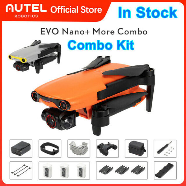 Autel Robotics EVO Nano+ Combo 4K HD 3-Axis Gimbal Camera Mini Drone HDR Videos