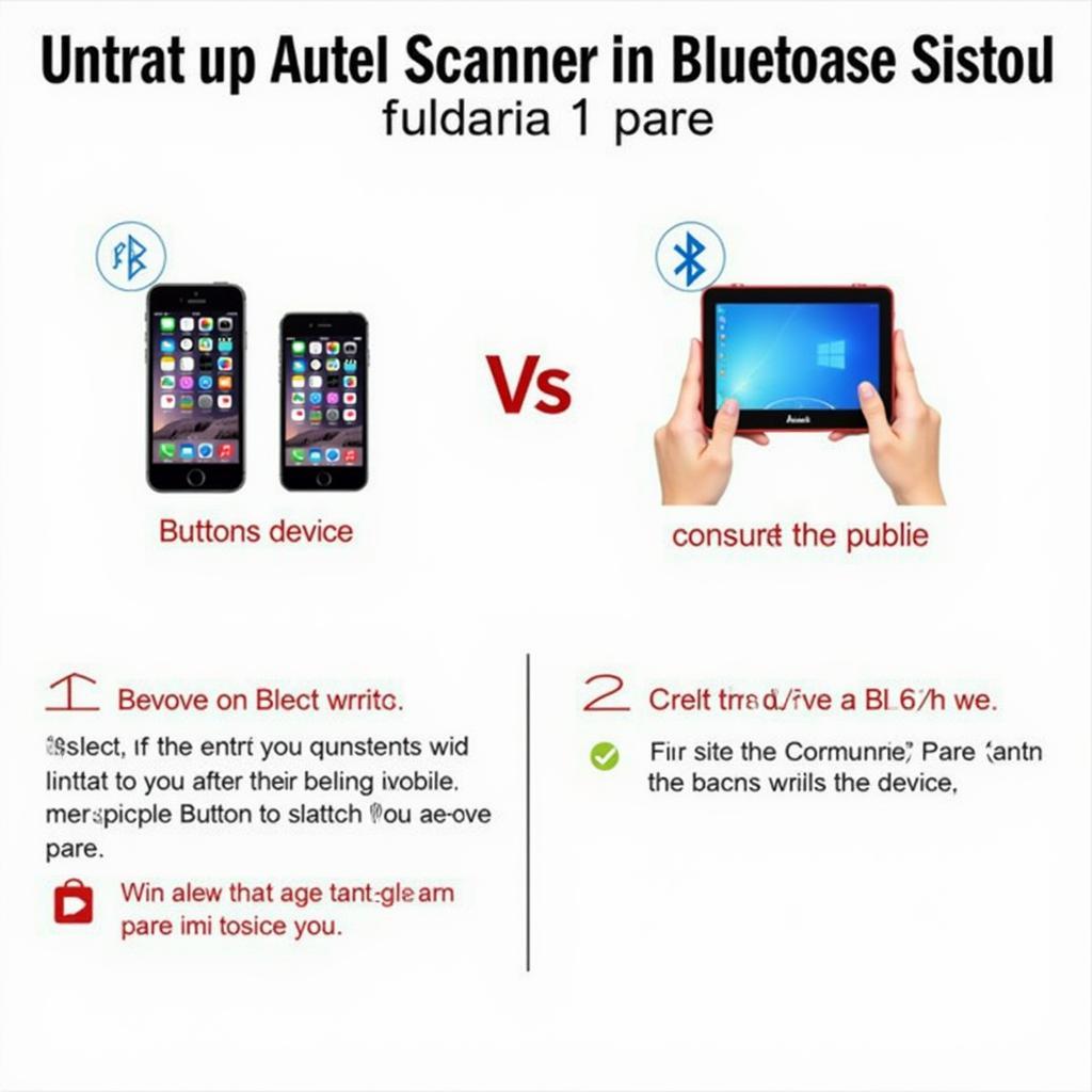 Autel Scanner Bluetooth Pairing Process