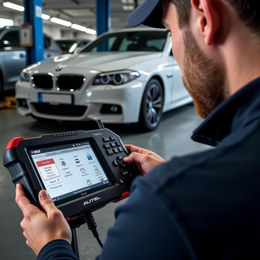 Using an Autel Scanner to Diagnose a BMW