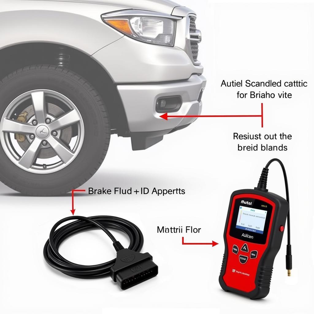 Autel Scanner Brake Bleed Connection