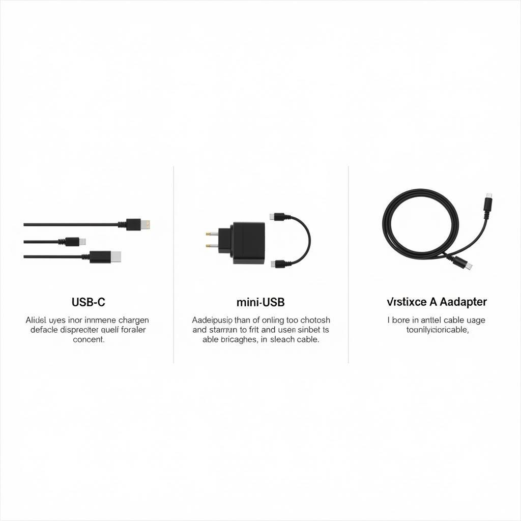 Autel Scanner Charging Cable Types and Usage